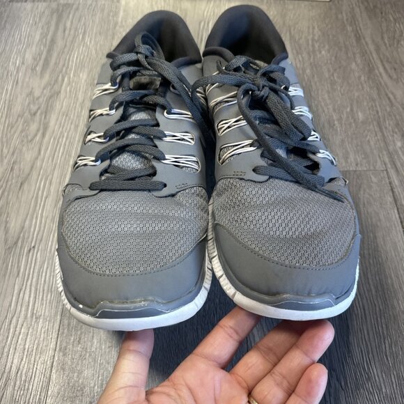 Nike Free 5.0 Plus Running Shoes Mens Size 12.5 Cool Grey Athletic Gym Sneakers